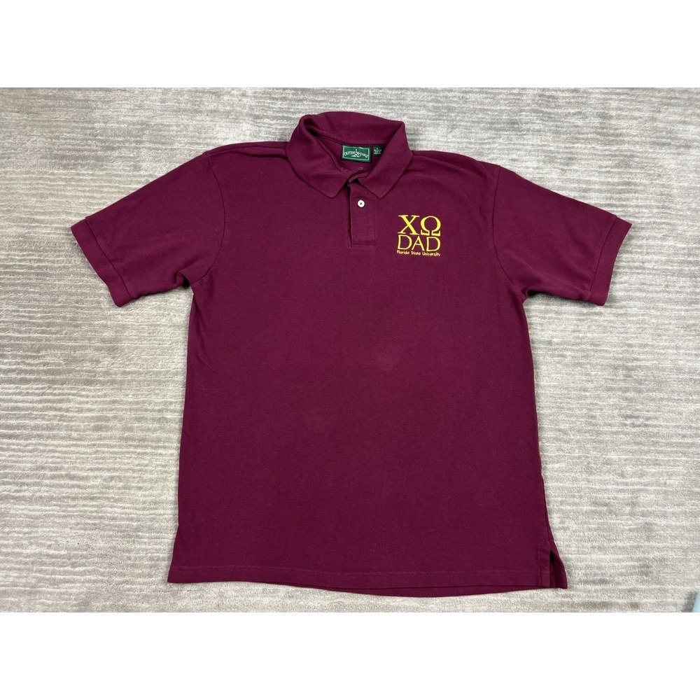 Florida State University Seminoles‎ Dad Shirt Mens Large Red Polo Outer Banks